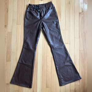 Brown Leather Pants